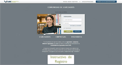 Desktop Screenshot of egresados.uacam.mx